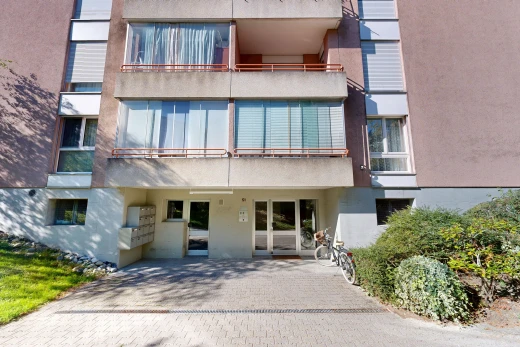 außenansicht mit apartment complex view und blick auf wohnanlage
