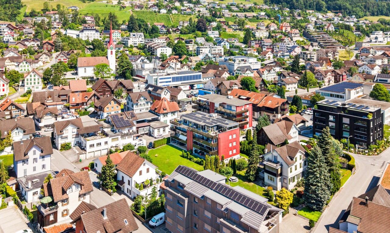 espace extérieur avec aerial view
