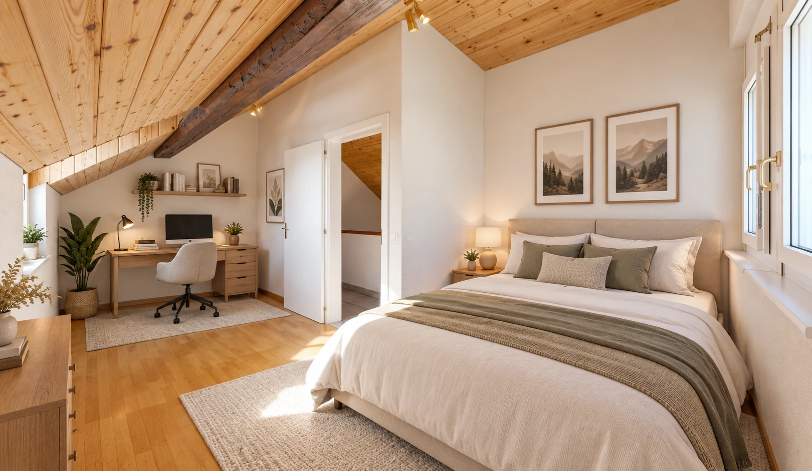 pièce vide avec wood ceiling, plafond en bois, drywall, cloison sèche, et high end ceiling