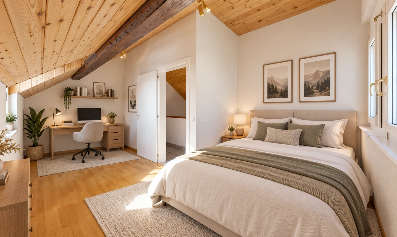 pièce vide avec wood ceiling, plafond en bois, drywall, cloison sèche, et high end ceiling