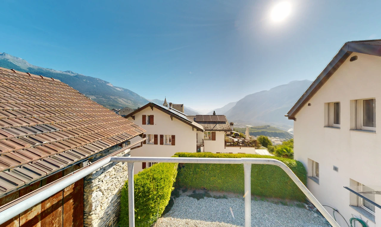 balcon avec view focus, from property, balcon, et day time