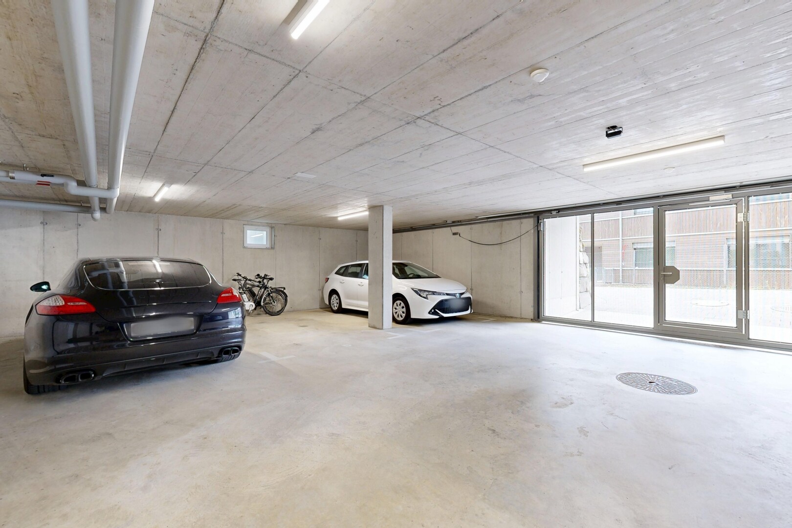 parken mit parkgarage und inside community