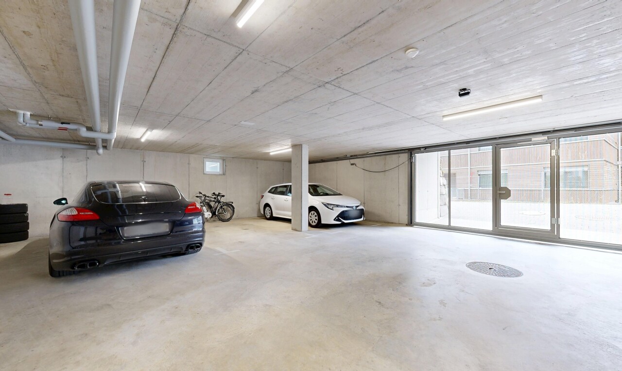 parken mit parkgarage und inside community