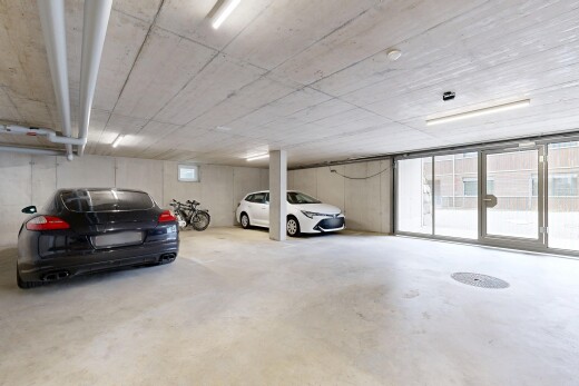 parken mit parkgarage und inside community