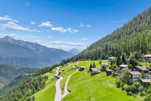 blick auf die berge mit forest view, waldblick, mountain view, blick auf die berge, und day time