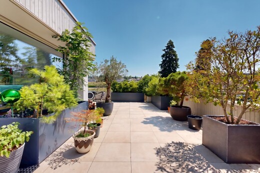 terrace with a patio