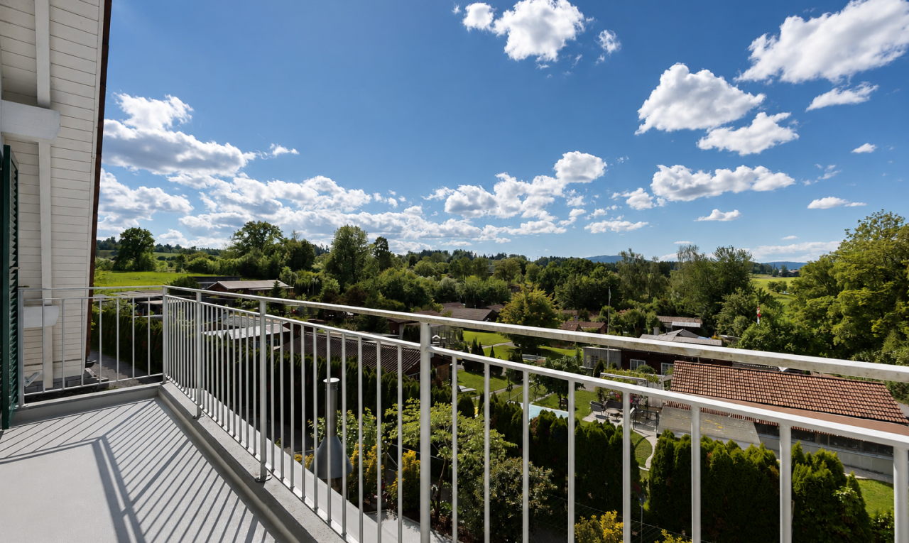 balcon avec from property, balcon, et day time
