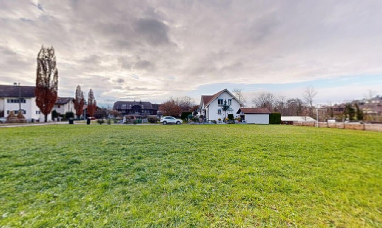 jardin avec pelouse et property visible