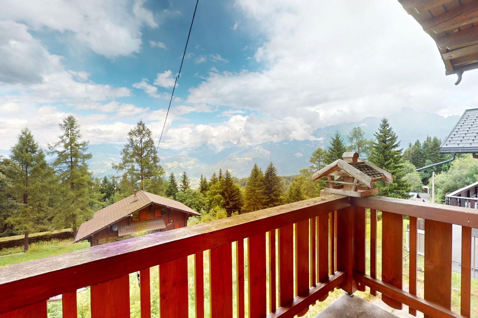 balkon mit from property, balkon, und day time