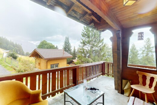 balkon mit from property und overcast
