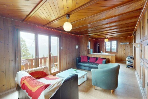 wohnzimmer mit wood ceiling, holzdecke, wood wall, holzwand, und natural light