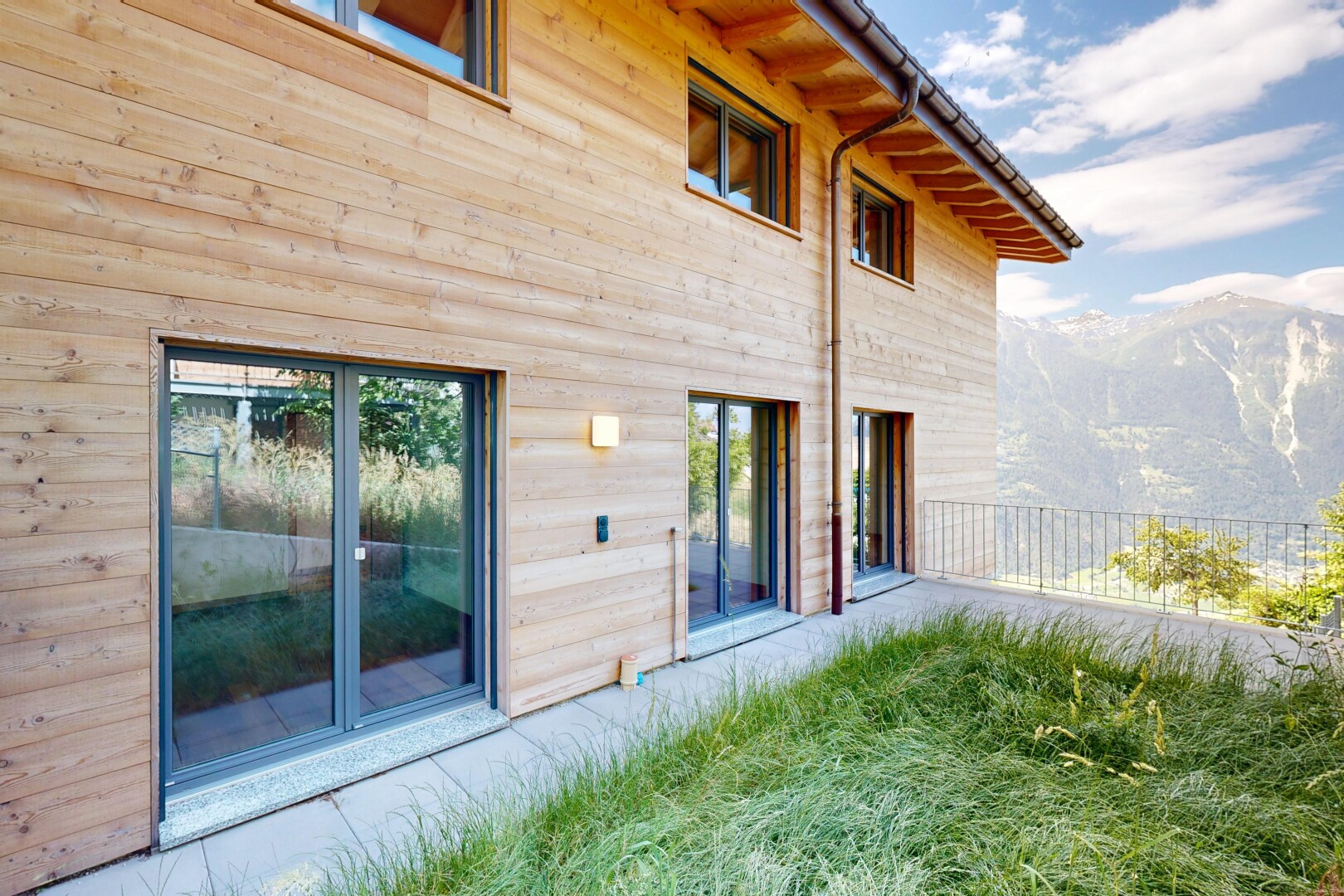 terrasse mit day time, zaun, und from property