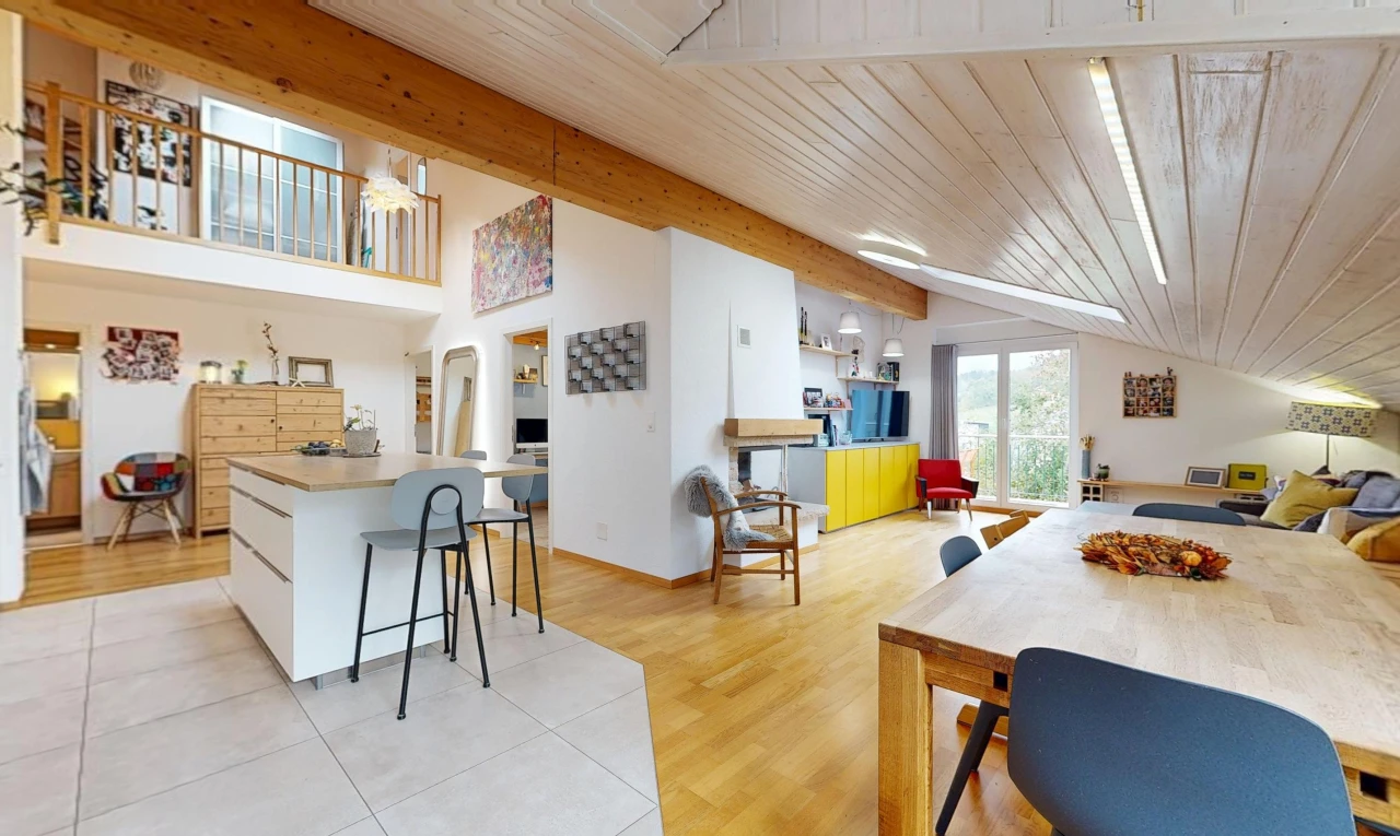 dining space featuring a vaulted wooden ceiling, access to exterior, light wood finished floors, and pendant lighting