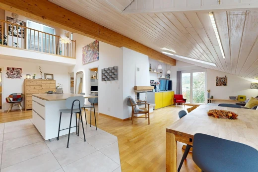 dining space featuring a vaulted wooden ceiling, access to exterior, light wood finished floors, and pendant lighting