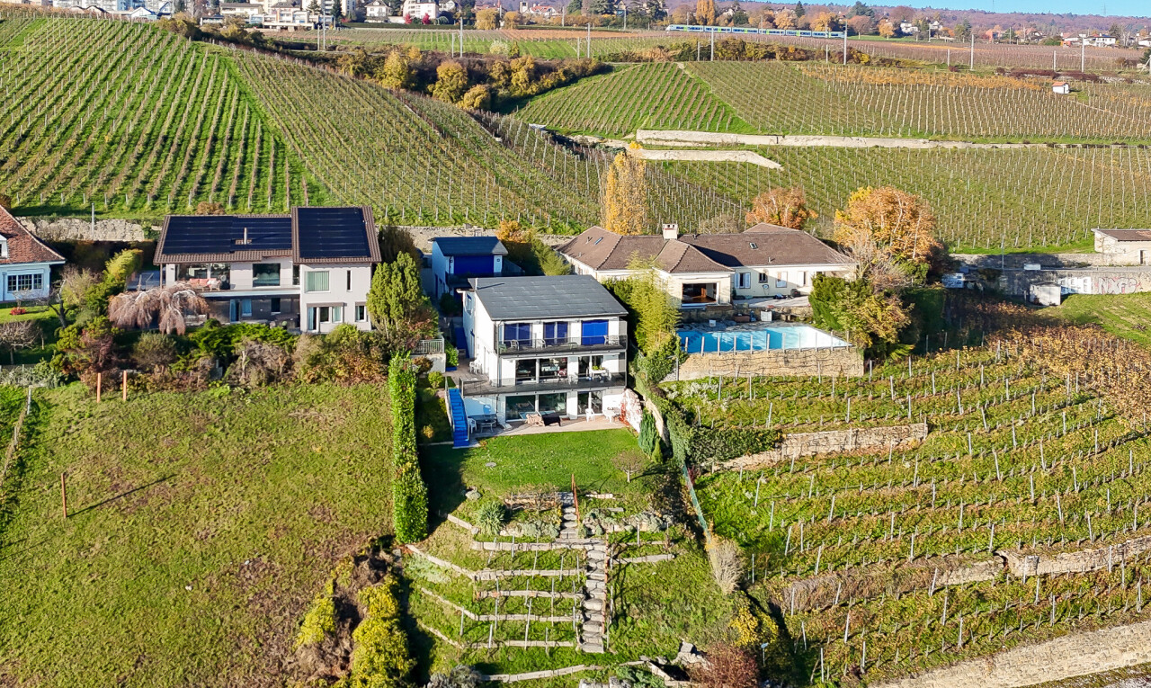 außenansicht mit orchard / agricultural view, blick auf obstgarten/agrarland, rural view, ländliche aussicht, und zaun