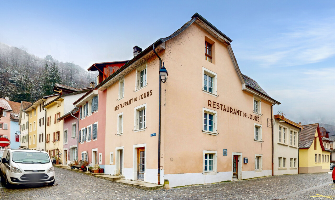 außenansicht mit apartment complex view und blick auf wohnanlage