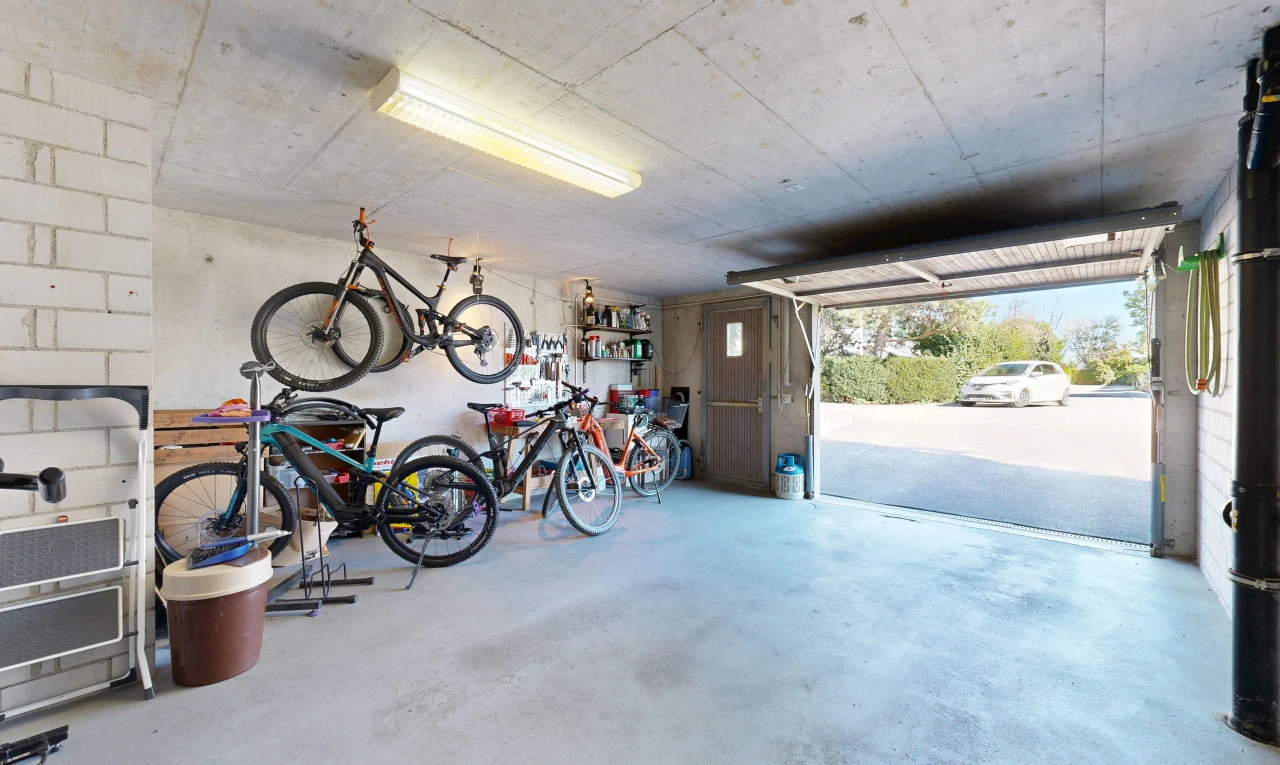 parken mit fahrradgarage