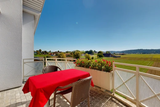 balkon mit from property, rural view, ländliche aussicht, day time, und view focus