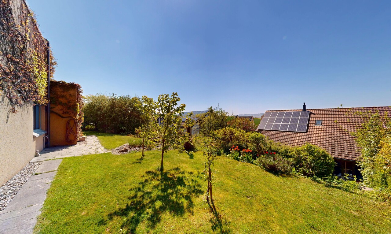 garten mit rasen, day time, und from property