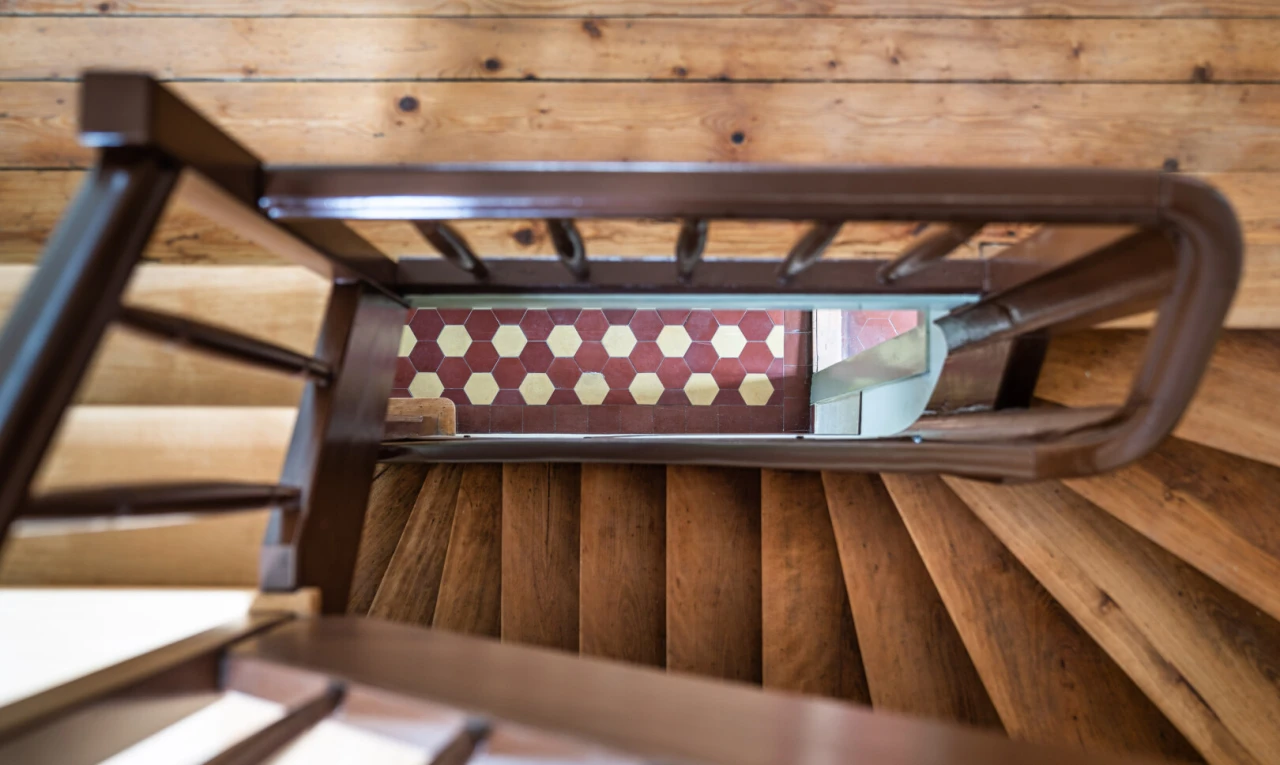 view of stairs