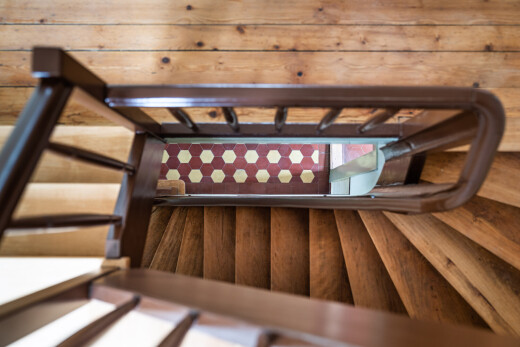 view of stairs