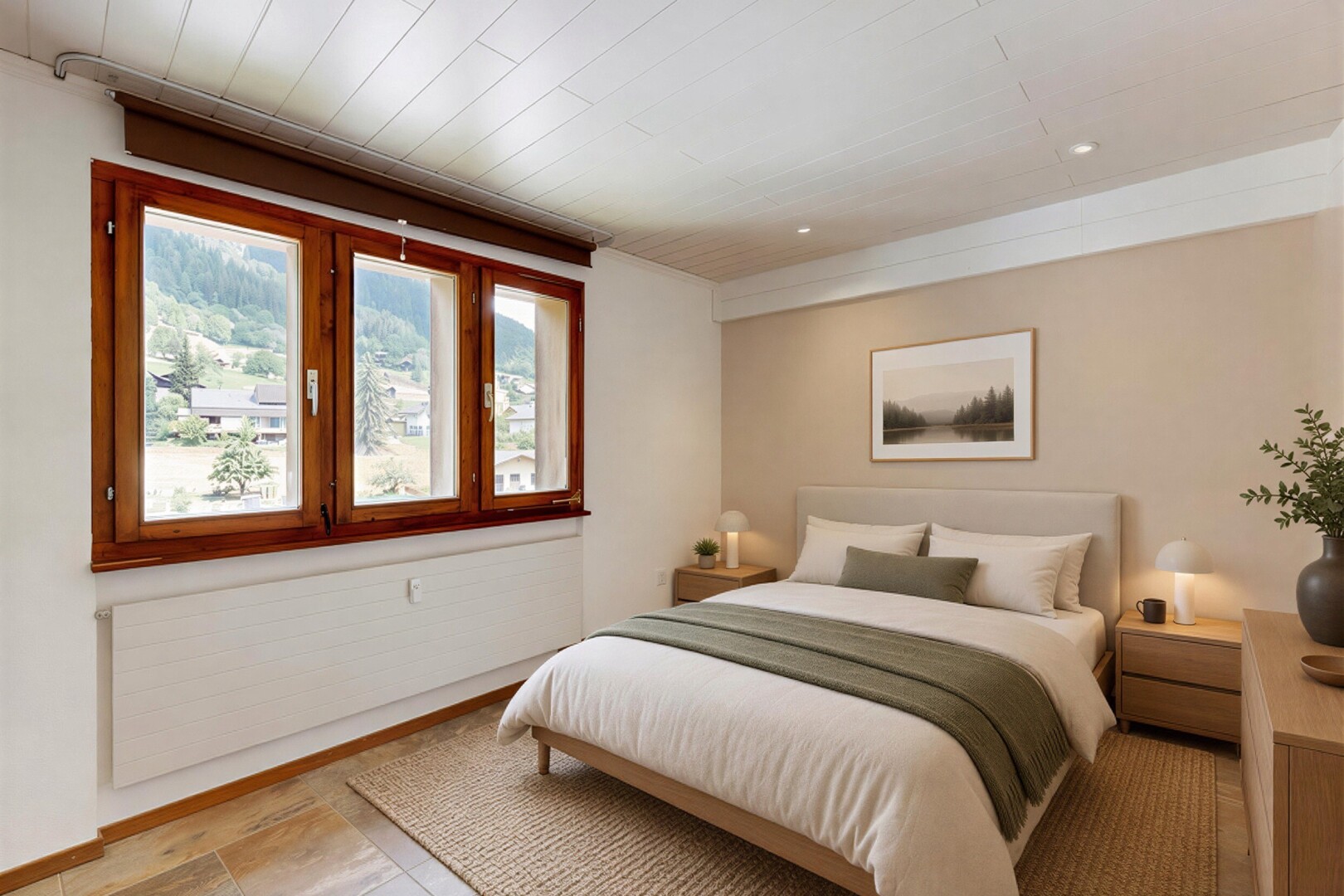 chambre avec inside property, lumière naturelle, natural light, moquette, et carpet