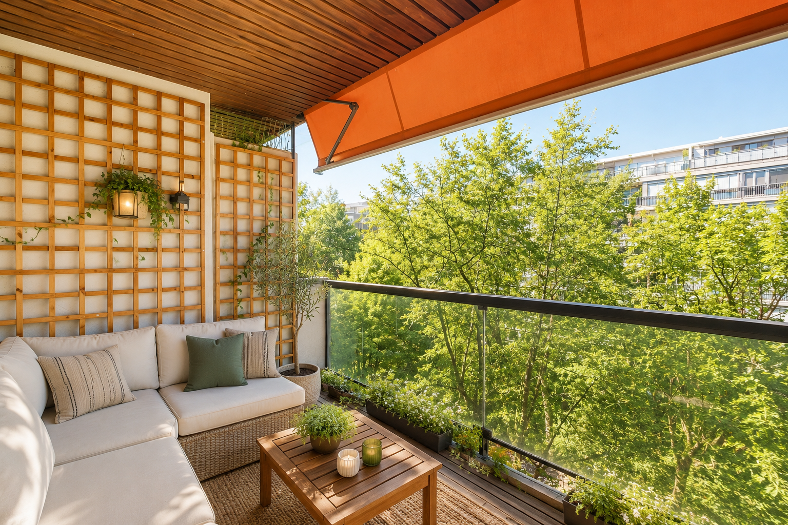 balcon avec balcon et day time