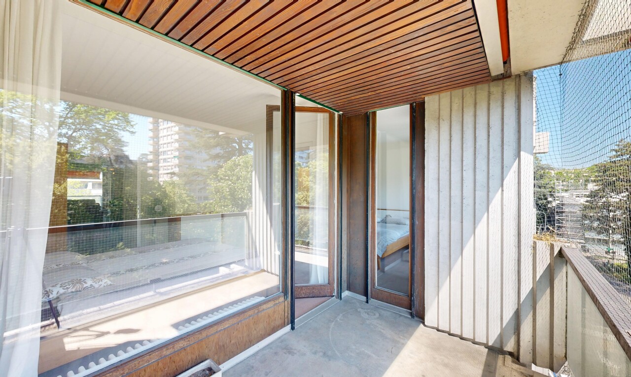 balkon mit balkon, wintergarten, und from property