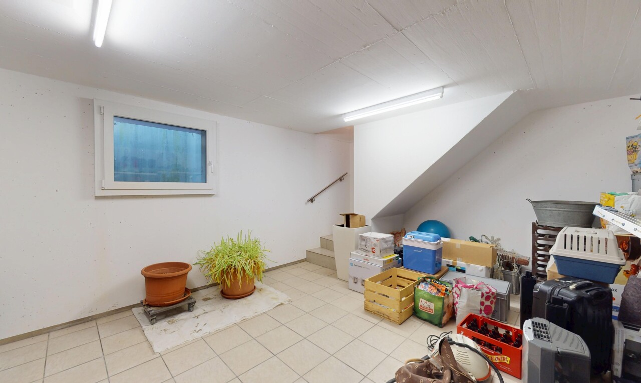 espace intérieur avec sous-sol