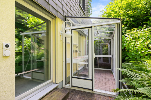 terrace featuring a sunroom