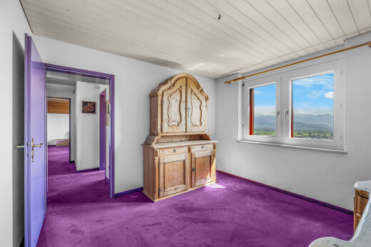 salon avec natural light, lumière naturelle, carpet, moquette, et wood ceiling