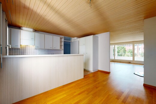 spare room with light wood-style floors and wooden ceiling