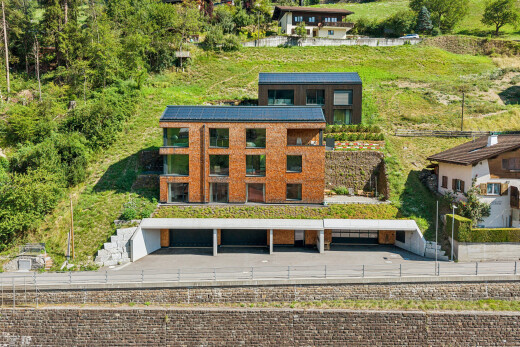 außenansicht mit drone view