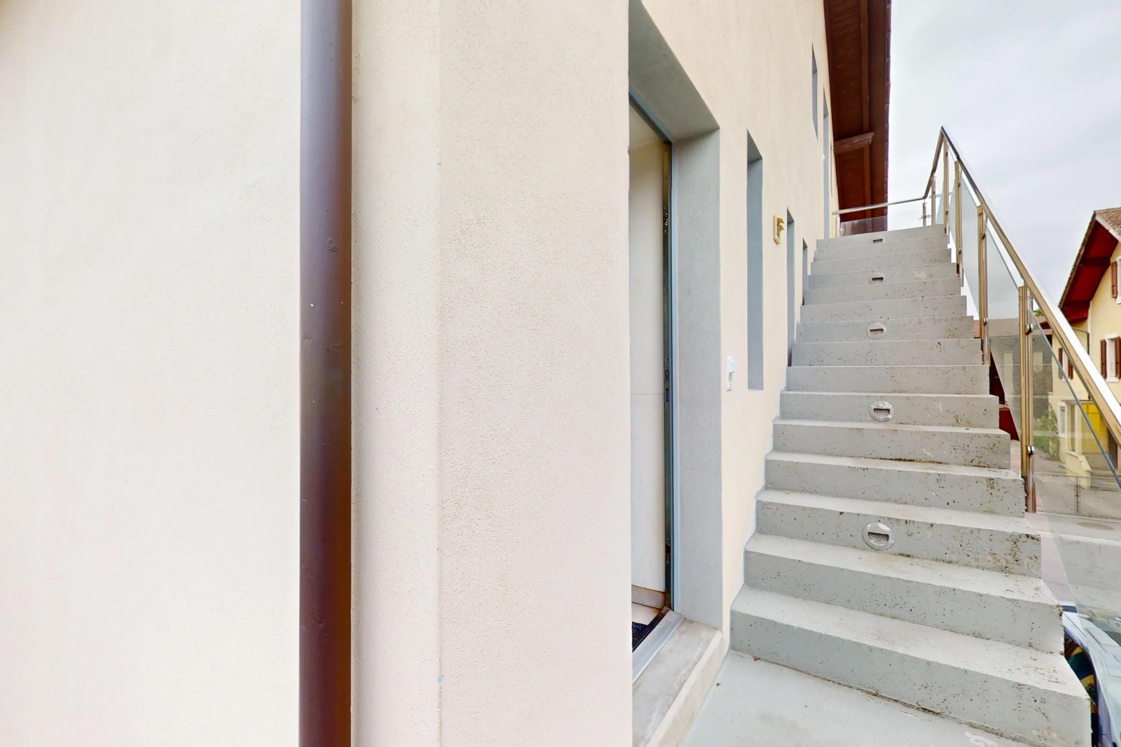 view of stairway