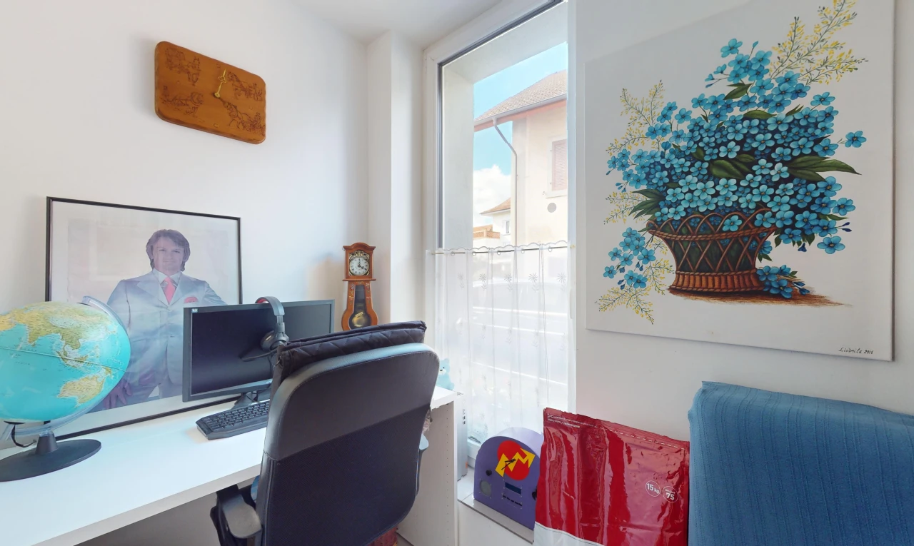 view of home office