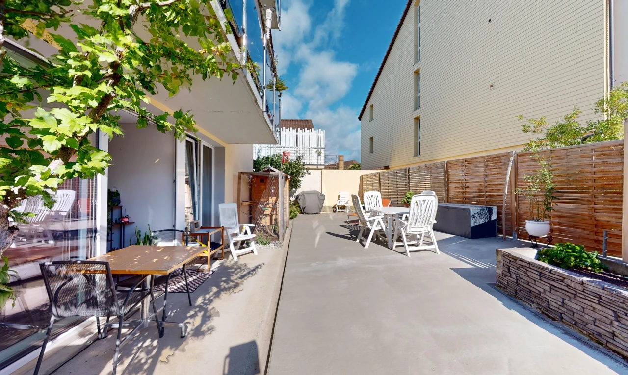 terrace with a patio