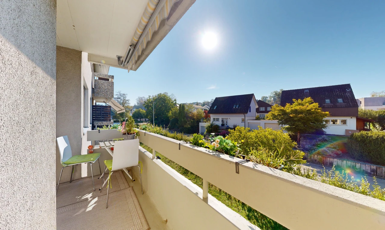 balcon avec balcon, day time, view focus, from property, et residential view
