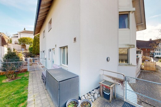 terrasse avec clôture