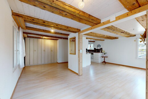 pièce vide avec lumière naturelle, natural light, sol en finition bois, wood finish floor, et inside property