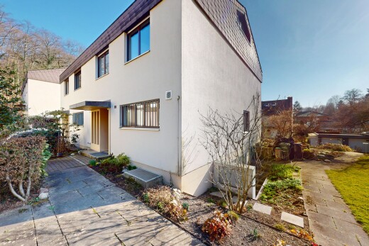 außenansicht mit stuckverkleidung