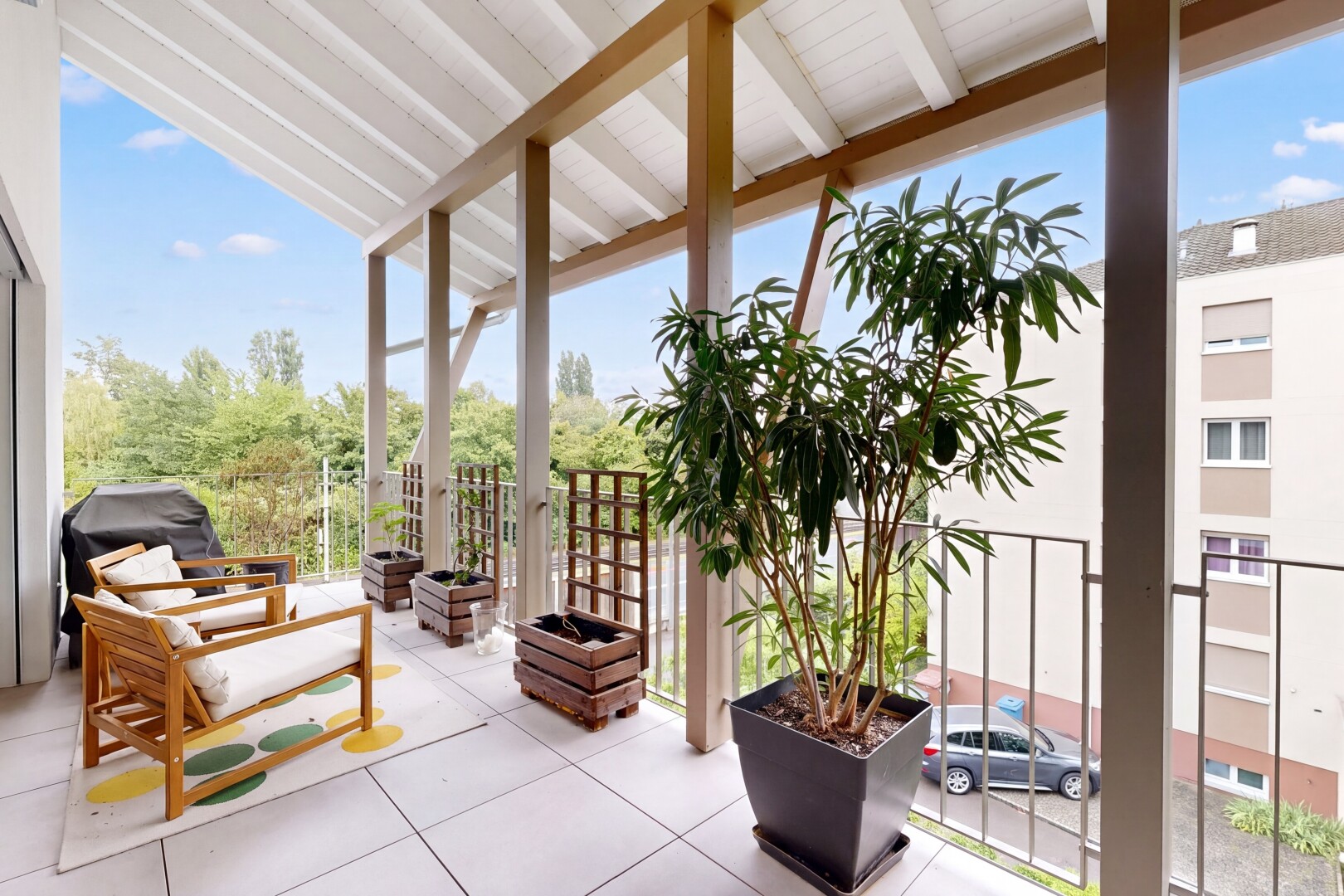 terrasse avec view focus, from property, et day time