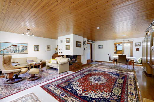 wohnzimmer mit holzdecke, wood ceiling, inside property, gipskartonwand, und drywall