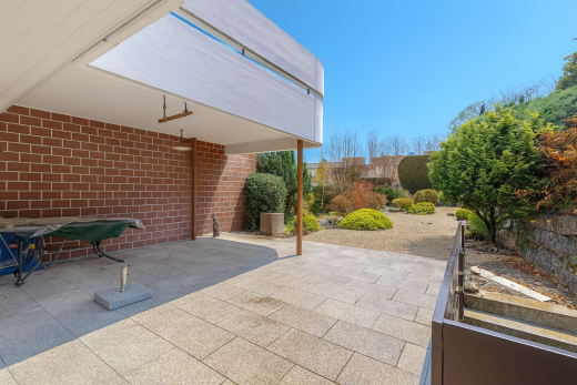 terrasse mit day time, terrasse, und zaun