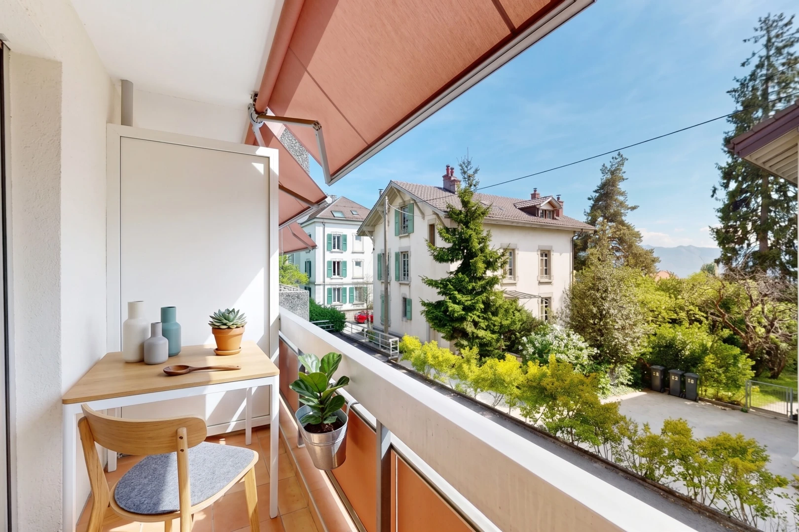 balcon avec balcon, view focus, from property, et day time