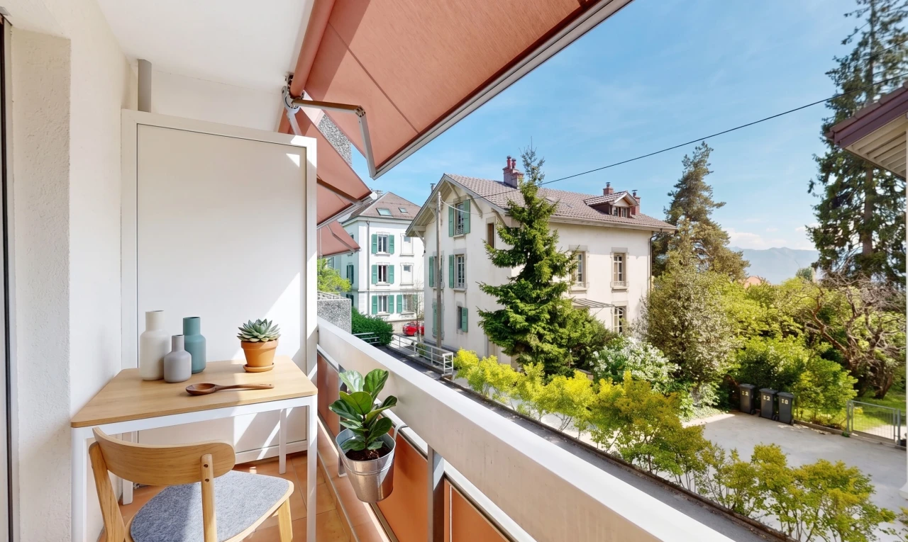 balcon avec balcon, view focus, from property, et day time