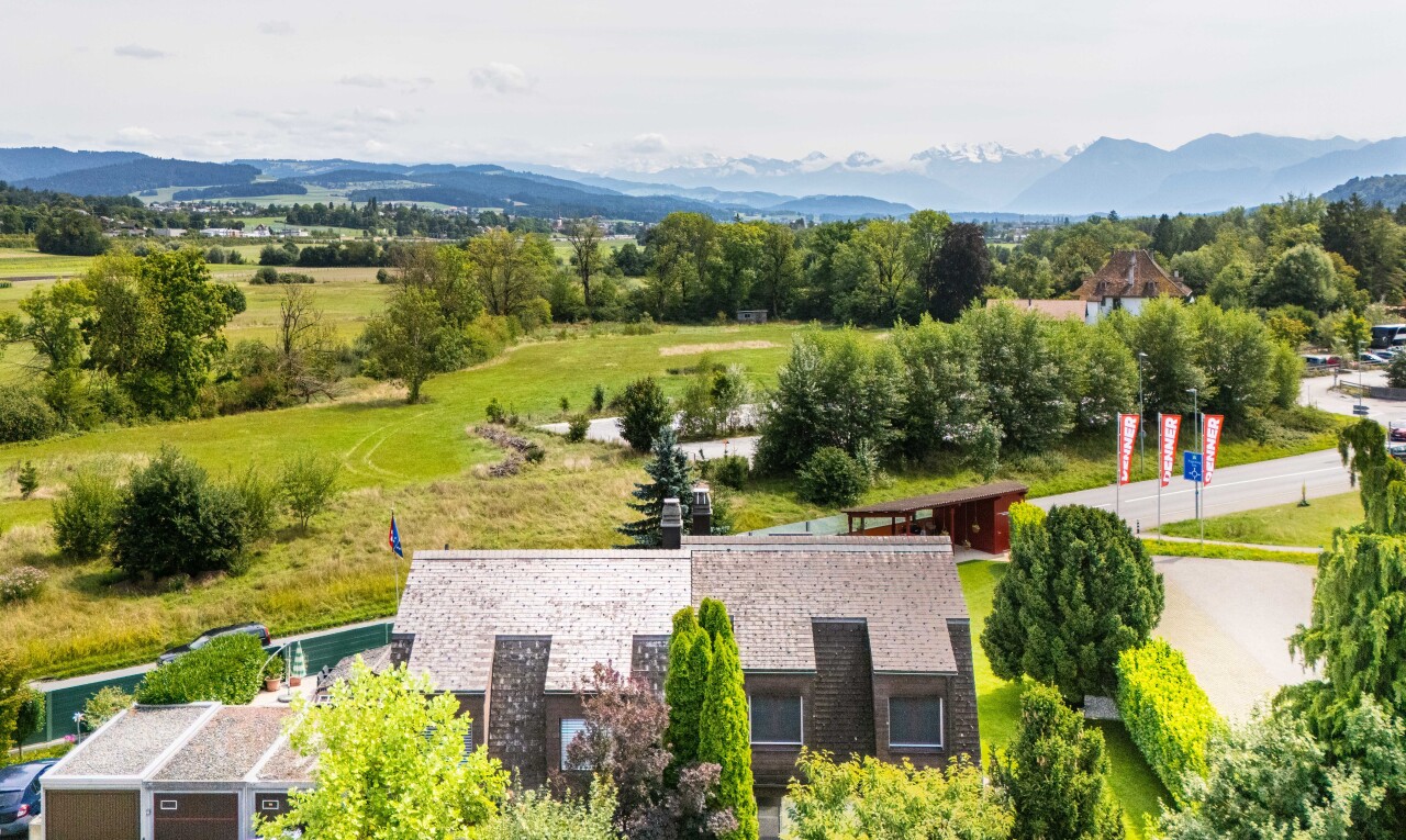 view of property with a mountain view