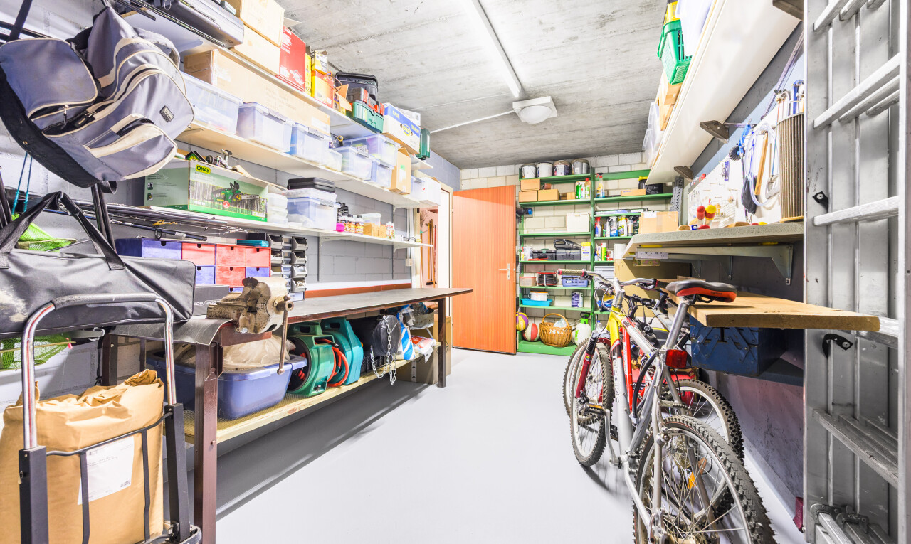 view of storage room