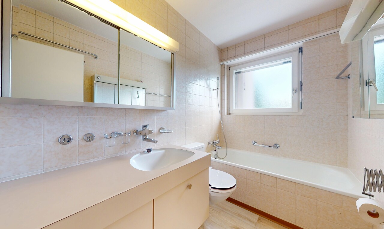 salle de bains avec évier, inside property, lumière naturelle, natural light, et toilette