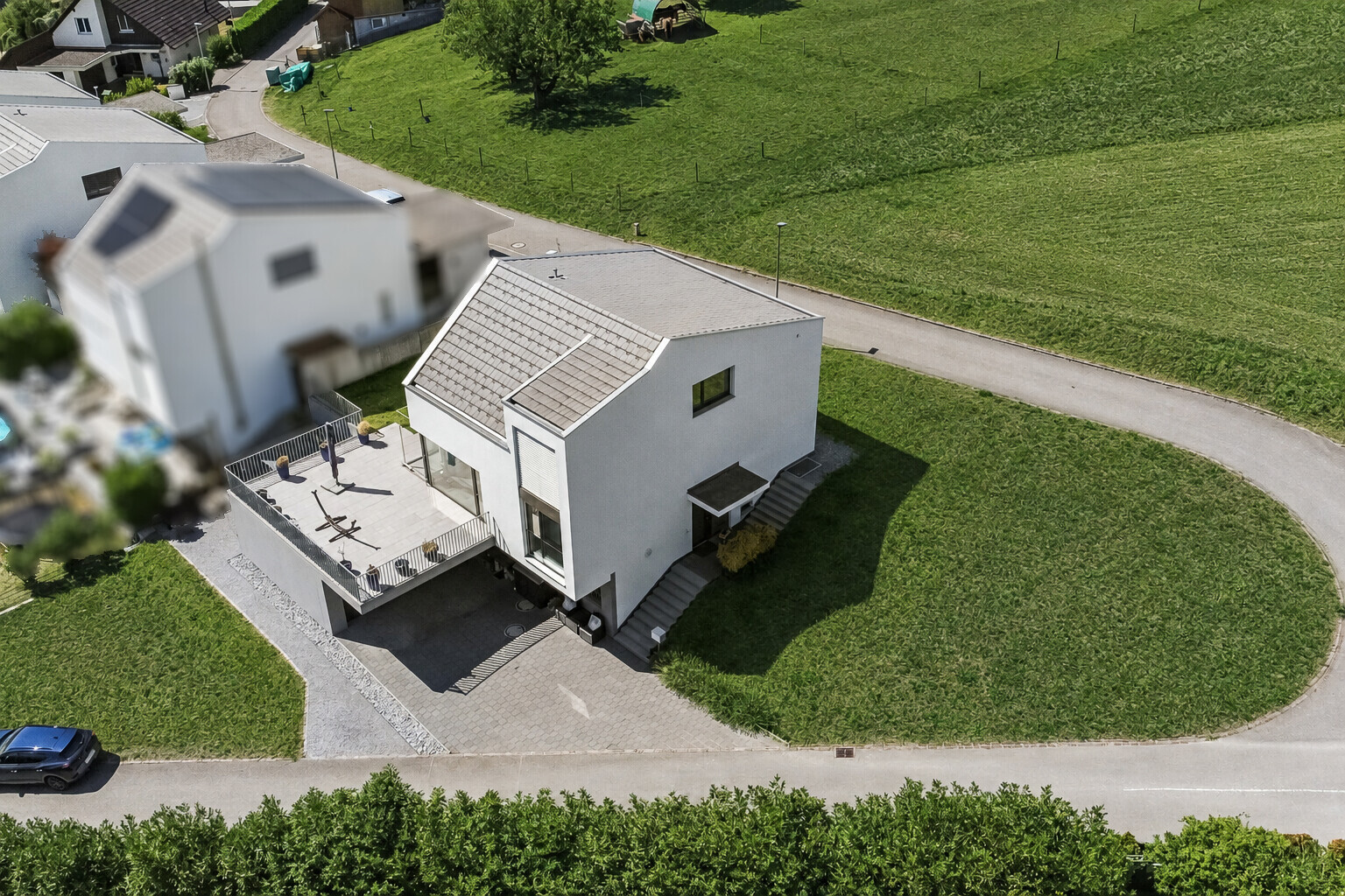außenansicht mit property visible