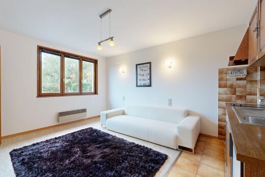 chambre avec natural light, lumière naturelle, drywall, cloison sèche, et radiateur